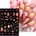 JMEOWIO 10 Sheets Christmas Pink Nail Art Stickers Decals Self-Adhesive Snowflake Winter Holiday Cute Nail Supplies Nail Art Design Decoration Accessories - Buy Online on GoSupps.com