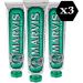 Buy Marvis Classic Strong Mint Toothpaste | 3 x 85ml | Invigorating Freshness & Taste Experience - International Shipping - Buy Online on GoSupps.com