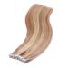 Buy Tape In Hair Extensions #12/613 Scene - 60cm - 100% Remy Human Hair - 60 Tresses - Novon Hair Extensions - Buy Online on GoSupps.com