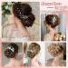 Rich Choices Combs Hair Extension - Hepburn Dutt Hair Tie for Braid & Ponytail - Light Chestnut Brown Updos - Buy Online on GoSupps.com