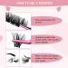 Cluster Lashes 72 Pcs - DIY Individual Eyelash Extensions - Thin Band - Easy to Apply at Home - Adore C-8-16mix - Buy Online on GoSupps.com