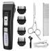 BOUSNIC Dog Clippers 2-Speed Cordless Pet Hair Grooming Clippers Kit - Professional Rechargeable for Small Medium Large Dogs Cats and Other Pets (Black)