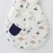 ZIGJOY Baby Swaddle Transition Sleeping Bag 0.5 TOG | Lightweight 100% Cotton Newborn Swaddle Sack | 2-Way Zipper for Better Sleep | Planet Design | 3-6 Months - Buy Online on GoSupps.com