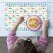 CounterArt Whales 4 Pack Reversible Plastic Placemats - Easy Care, Made in USA - BPA/PVC Free, Wipes Clean - Buy Online on GoSupps.com