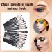 KSJEHW 20 Pieces Make Up Brushes Face Makeup Brushes Foundation Brush with Eye Brush and Eyebrow Brushes Makeup Brush Set Eyeliner Brush for Eye Makeup - Buy Online on GoSupps.com
