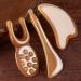 3Pc/Set Resin Guasha Board Acupuncture Stick Nose Lifting Massager Acupuncture Reflexology Tool Skin Anti-Wrinkle Beauty 3pcs