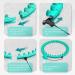 JKSHMYT Weighted Hula Hoop for Adults Weight Loss | Infinity Fit Hoop Plus Size | 30 Detachable Links | Hoola Hoop for Women and Beginners - Cyan - Buy Online on GoSupps.com