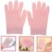 Housoutil 1 Pair Moisturizing Gloves Moisturizing Moisturizing Gel Gloves Moisturizing Hand Care Elegant Black Bows Hand Peel Pink Essential Oil Hand 21.5*11cm - Buy Online on GoSupps.com