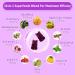 Vegan Sea Moss Gummies with Elderberry, Bladderwrack, Echinacea, Apple Cider Vinegar & More - 60Ct Supplement for Adults & Kids - Blueberry Flavor - Buy Online on GoSupps.com