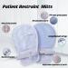 Elderly Restraint Gloves Dementia Restraint Gloves with PP Anti Grab Plate Preventing Hand Grasping & Scratching - Lengthened Straps to Prevent Detachment Dementia Products for Elderly (Gray) - Buy Online on GoSupps.com