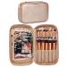 Relavel Professional Makeup Organizer Case | Multifunctional Cosmetic Bag for Travel & Home (Black, Pink Gold) - Buy Online on GoSupps.com