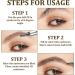 Eyebrows Semi Permanent Makeup Eyebrow Pencil Magic Microblading Eyebrow Pencil With 4 Tips Micro Head Long Lasting Waterproof Natural Easy to Use and Remove - Buy Online on GoSupps.com