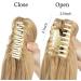 CJL HAIR 12 Curly Ponytail Extension Synthetic Hairpiece Light Sandy Blonde with Dark Root - Buy Online on GoSupps.com