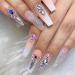 JIEPING 54PCS Rhinestone Nail Art Charms - Colorful Gems & Gold Chrome Hearts for DIY Nail Decoration - Buy Online on GoSupps.com