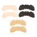 3 Pairs Wear Pad Grips Pads Ladies Shoes Heels Cushions Stickers Shoe Filler Shoe Inserts for Too Big Shoes Pad Girl Heels 4 Non-Slip Sweat Cloth Assorted Color 10X3.5X0.6CM