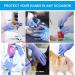 FINITEX Nitrile Disposable Gloves - 1000 PCS Latex-free Medical Exam Gloves | Purple Chemo Food Gloves | Pack of 100 Medium - Buy Online on GoSupps.com