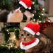 3 PCS - Cat Santa Hat with Jingle Bells Collar & Bow Tie Christmas Costume Set - Adjustable Xmas Outfit for Pets - Buy Online on GoSupps.com
