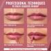 Oulac Liquid Matte Lipstick - Mauve Rose | Long-Lasting Vegan Gluten-Free | Intensive Color & Precise Applicator | 4.5ml (M12) - Buy Online on GoSupps.com