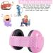 Insertkoo Adjustable Ear Protection for Newborns | Safety Headphones for Babies (0-3 Years) | Foldable Noise Suppression & Sleeping Headphones - Pink - Buy Online on GoSupps.com