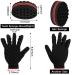 5 Piece Afro Twist Hair Comb Set - Twist Comb, Afro Pick, Curl Sponge Glove, Barber Tool - Red Black - Buy Online on GoSupps.com