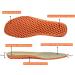 Knixmax Men's Sport Shoe Insoles with Arch Support - EU 43/US 10 - Relieve Foot Pain & Plantar Fasciitis - Buy Online on GoSupps.com