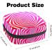 Large Aesthetic Storage Bags for Women's Bandages & Tampons - Zippered Geometry Stripes in Pink - Buy Online on GoSupps.com