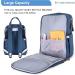 Infanteshomes Baby Travel/Wrap Backpack | Large Multifunctional Durable & Water-Repellent Backpack with Isolated Pockets - Blue One Size - Buy Online on GoSupps.com
