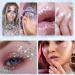  HADAVAKA Body Glitter Gel Sequins Chunky Glitter Liquid Gel Sparkling Festival Party Lotion Glitter Nail Art DIY Glitter Gel For Face Nail Lip Hair Christmas Festival Party Makeup Decoration (Brown) - Buy Online on GoSupps.com
