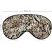Animal Skin Leopard Spots Sleep Mask - Soft Light-Blocking Eye Cover for Women | Adjustable Tropical Leaves Design - Buy Online on GoSupps.com