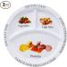 Bariatric Portion Control Plate Set - 2 Pack for Weight Management - Buy Online on GoSupps.com