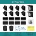 Norjews Child Safety Magnetic Cupboard Locks - 8 Locks & 2 Keys, Easy Install, Invisible Design, No Screws/Drilling - Black (8pc) - Buy Online on GoSupps.com