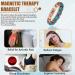 EnerCoppeX Copper Magnetic Bracelet for Women - Turquoise Jewelry with 3500 Gauss Magnet (COB-0171) - Buy Online on GoSupps.com