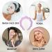 MUZOXEN Velvet Spa Headband for Face Washing and Makeup - Purple - Buy Online on GoSupps.com