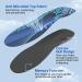 Memory Foam Insoles for Over 200 lbs Men, Women | Arch Support, Plantar Fasciitis Relief | Shock Absorbing Cushioning Shoe Inserts - Blue, Size 11 - Buy Online on GoSupps.com