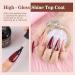 Aubss Gel Nail Polish Base & No Wipe Top Coat Set - 2x15ml Glossy Shine Finish for UV LED Manicure - Perfect for Salon & DIY Home Use - Buy Online on GoSupps.com