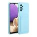 Tivenfezk Nadoli Silicone case for Samsung Galaxy A33 5G Ultra thin shockproof scratch -resistant wallet soft TPU protective cover mobile phone cover with credit card holder Samsung Galaxy A33 5G blue