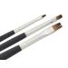 Nailart One Stroke Brush Set Fine Hair Studio Quality - Pack of 3