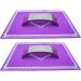 Nail Art Hand Cushion Smooth And Beautiful Beautiful And Practical Environmental Health Easy To Clean Manicure Hand Rest Strong And Sturdy for Home Salon Purple - Buy Online on GoSupps.com