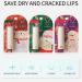 Lip Balm Set 3-Pack Scented - Christmas Gifts for Women Men Moisturizing for Dry Lips Holiday Present Multicolor One Size One Size Multicolor - Buy Online on GoSupps.com