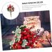 DECHOUS 10pcs Simulated Christmas Berries Red Berry Branches Christmas Holly Berries Red Berries Garland Christmas Wreath Decorations Christmas Berry Picks Branch Household Plastic Cutting - Buy Online on GoSupps.com