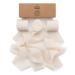 Vitalizart Light Nude Ribbon Chiffon Silk Ribbon 1.5 x 7Yd Handmade Fringe Ribbon for Gift Wrapping Wedding Invitations Bridal Shower Bouquets