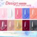 Poly Nail Gel Extension Kit - 10 Colours | UV Lamp, Slip Solution, Base & Top Coat | Beginner DIY Nail Enhancement Set - Buy Online on GoSupps.com