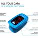 iProven Pulse Oximeter Fingertip - Accurate Blood Oxygen & Heart Rate Monitor - Oximetro De Pulso - OXI-27 Blue - International Shipping Available - Buy Online on GoSupps.com