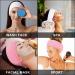 Quesuc Spa Facial Headband Make Up Wrap Head Terry Cloth Headband Adjustable Towel for Face Washing Shower 3 Pieces (White Black Pink) - Buy Online on GoSupps.com