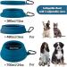 Ohmo Dog Travel Bowl - 700ml Portable Water Bowl for Road Trips Anti-Sloppy Foldable Pet Bowl Unique Blue-Green Design Perfect Travel Accessories for Dogs - Buy Online on GoSupps.com