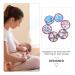 VILLCASE 6Pcs Professional Breastfeeding Cushions | Anti-Overflow Breast Pads for Moms - 10cm Polyester Cotton & TPU Coated Cloth - Buy Online on GoSupps.com