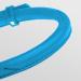 Collardirect Handmade Round Leather Dog Collar - Soft Padded Adjustable for Small & Large Dogs - Available in Black Pink Red Purple Blue (48-53 cm) - Buy Online on GoSupps.com
