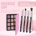 Nude Pink Rose Eyeshadow Palette - 12 Highly Pigmented Shades for Professional Neutral Makeup - Travel Size with Mirror - Buy Online on GoSupps.com