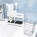 Toothbrush & Toothpaste Stand Holder - Bathroom Storage for Electric Brushes & Toothpaste - 5 Cup Organizer - Buy Online on GoSupps.com