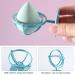 Buy Rotatable Make-Up Sponge Stand Holder 4-Piece Drying Rack for Make-Up Puffs & Eggs Plastic Display Stand for International Shipping - Buy Online on GoSupps.com